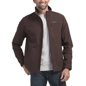 EDDIE BAUER Coffee Bean Terrain Mock Neck Jacket